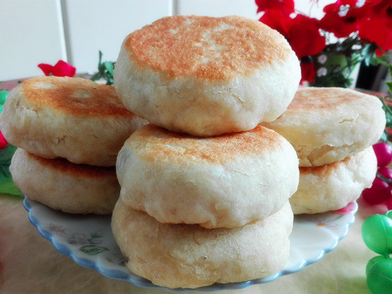 豆沙发面烙饼的做法