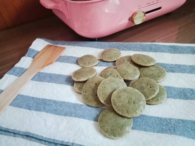 藜麦黑芝麻小松饼的做法