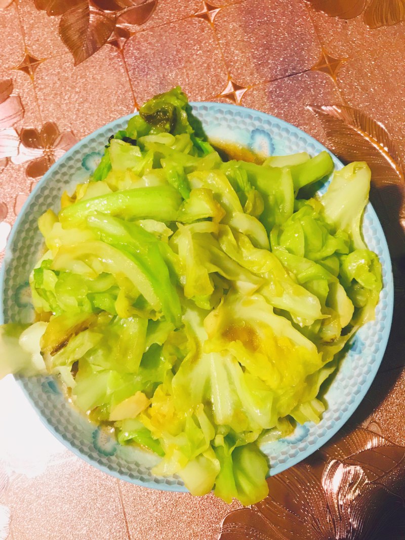 蒜蓉包菜的做法