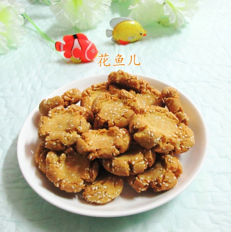 白芝麻玉米粉酥饼的做法