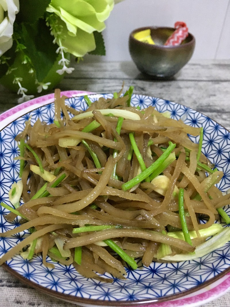 “咸菜”素炒咸菜丝的做法