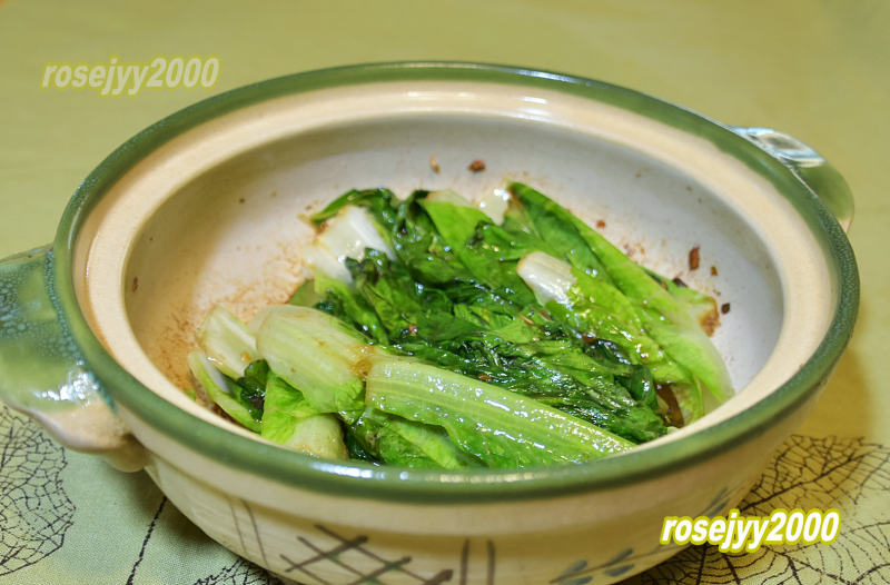 虾酱蒜茸爆生菜--节后清肠食谱的做法