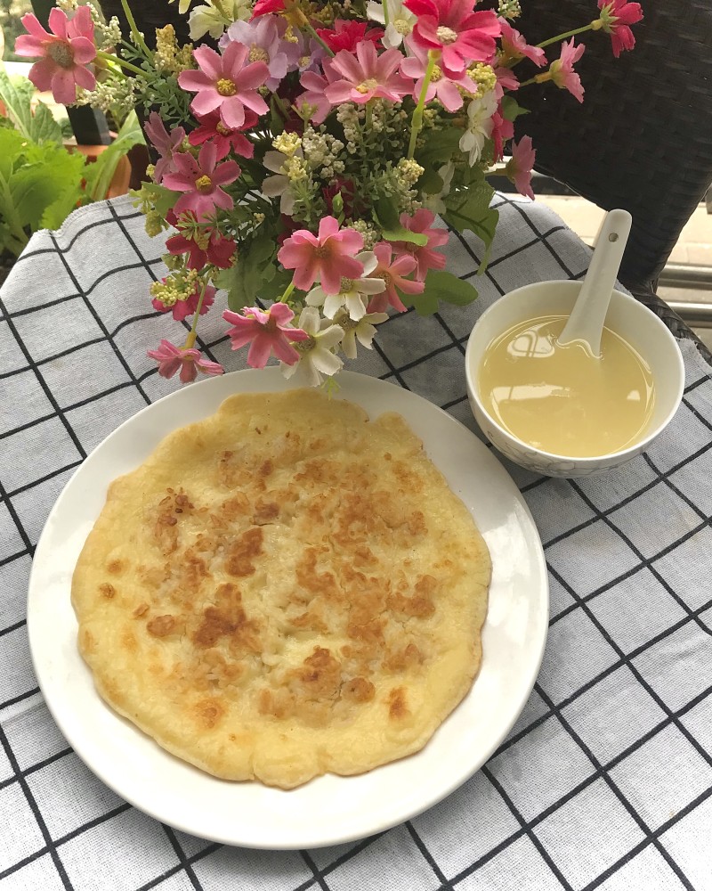 米饭煎饼的做法