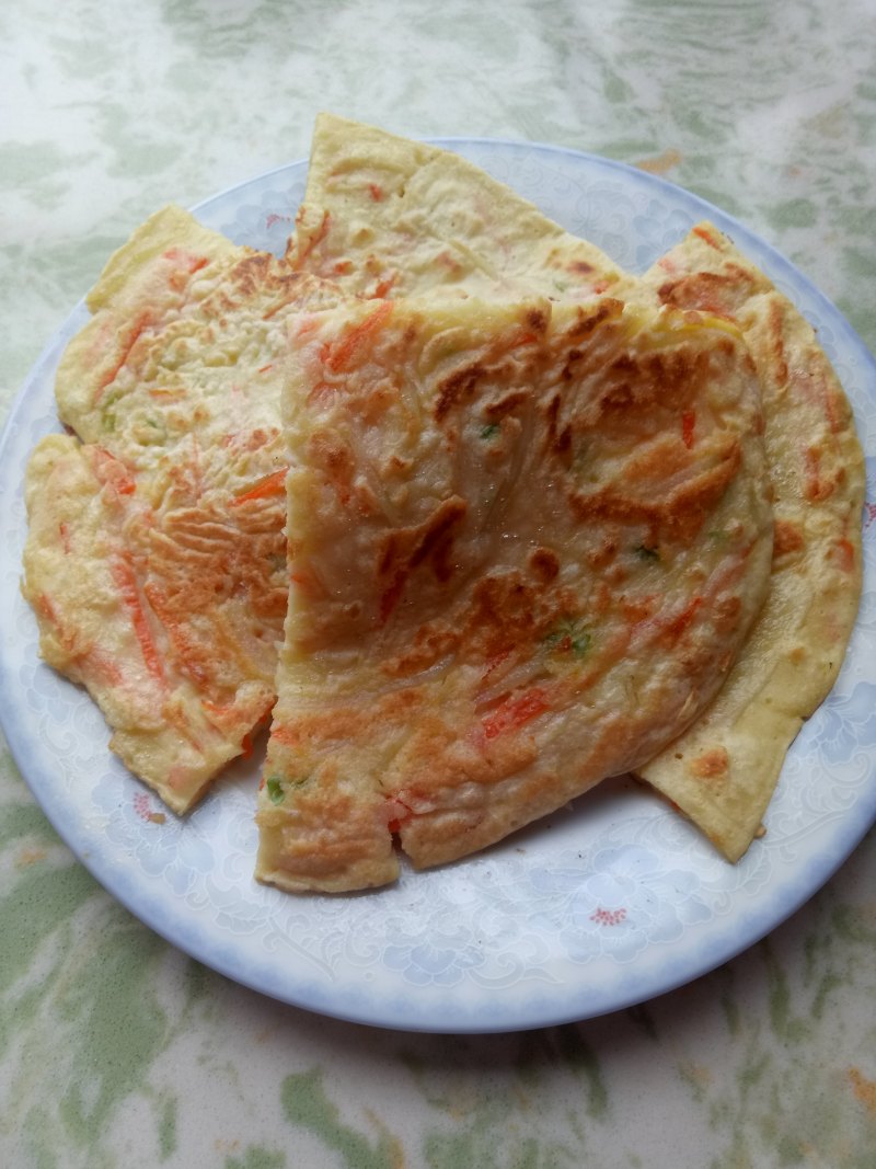 胡萝卜土豆鸡蛋饼的做法