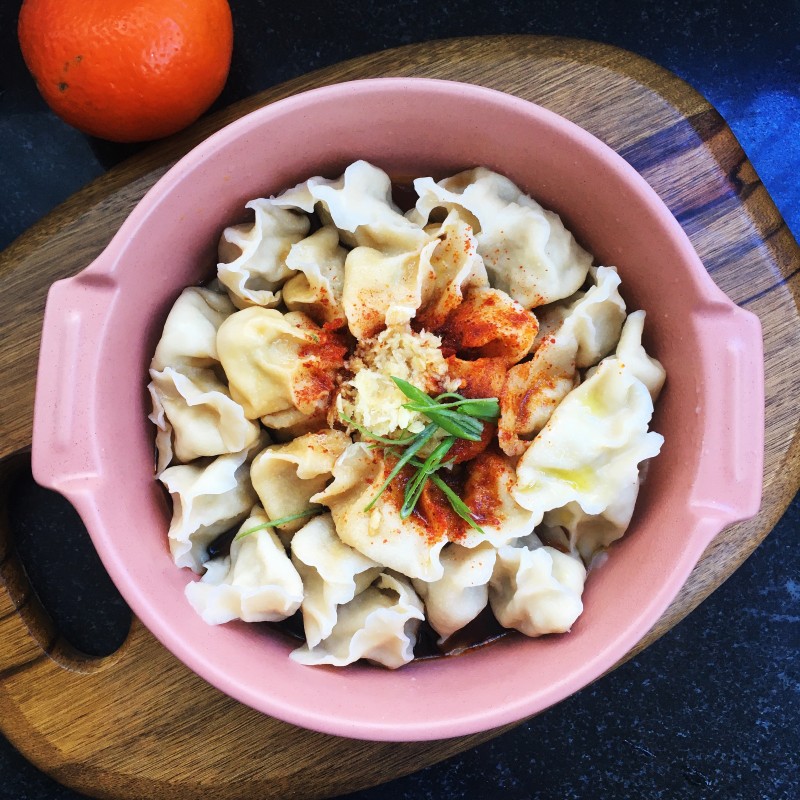 油泼白菜鲜肉水饺的做法