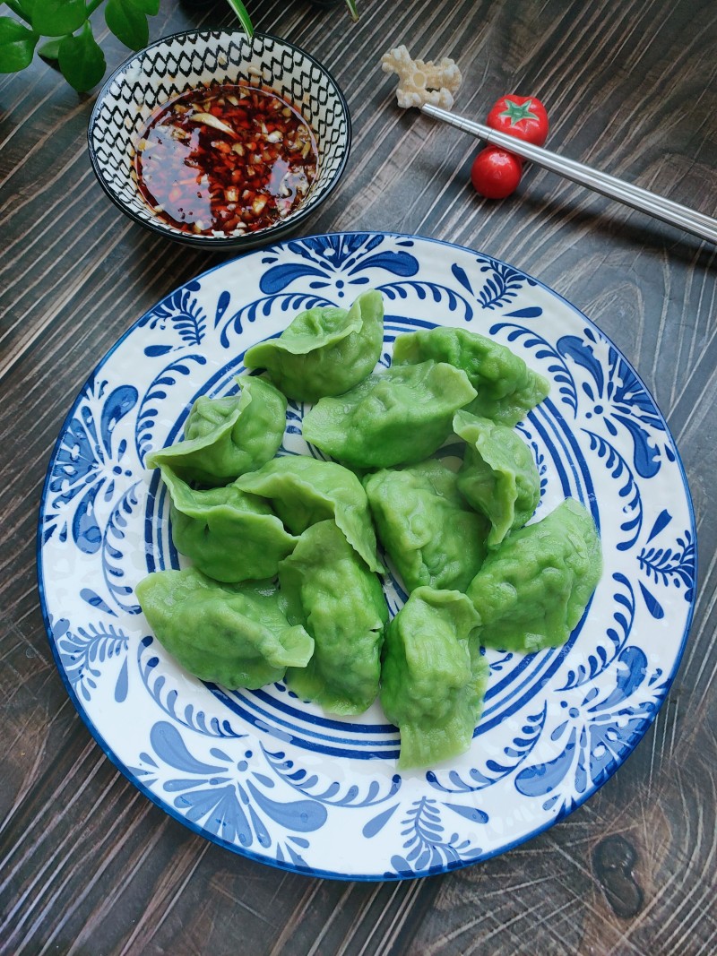 槐花猪肉水饺的做法