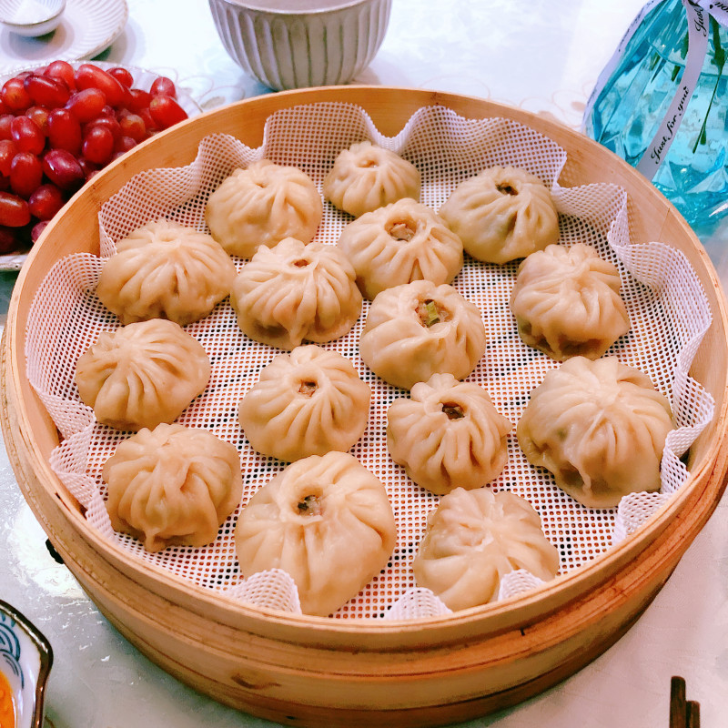 鲜肉豇豆香菇小笼包的做法