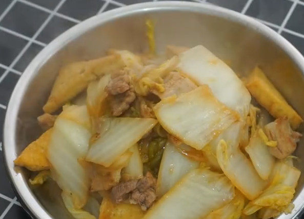 白菜炖豆腐的做法