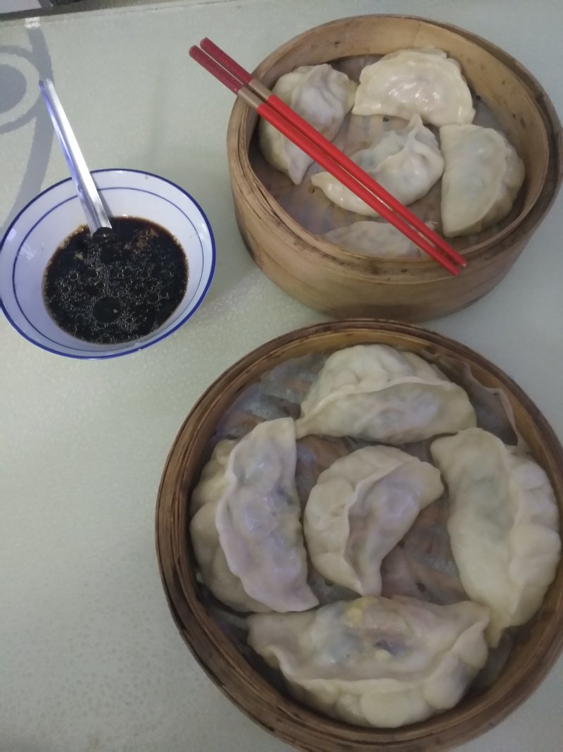 蒸素饺的做法