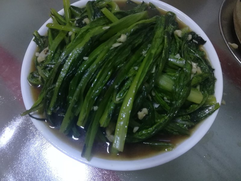 蒜蓉油麦菜的做法