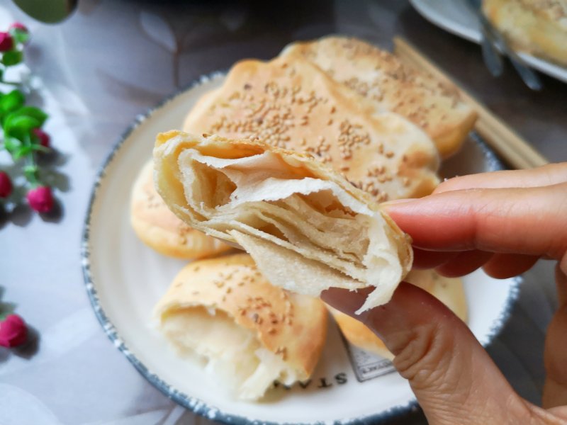 原味香脆芝麻饼的做法