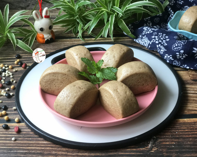 杂粮豆浆黑麦馒头的做法