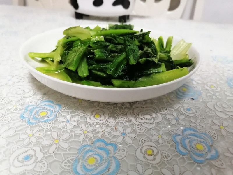 素炒油麦菜的做法