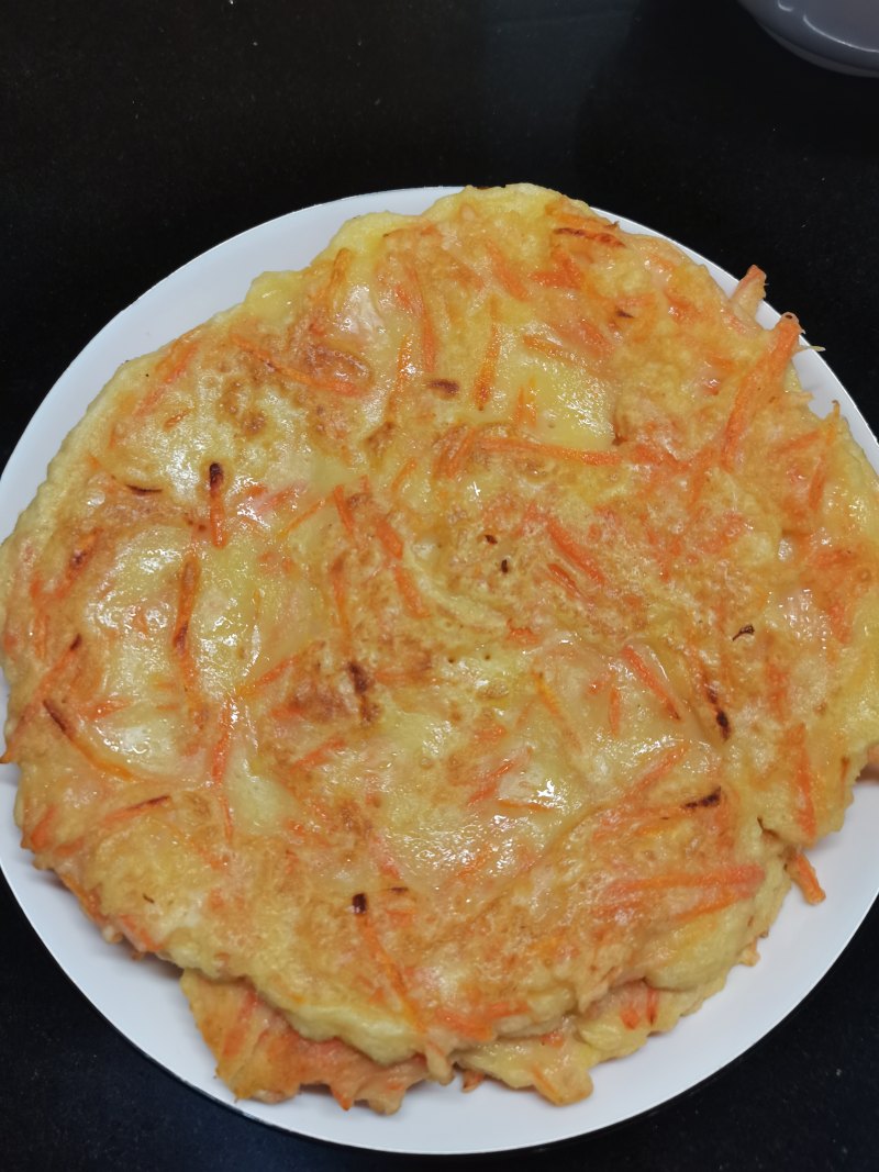 胡萝卜鸡蛋饼的做法