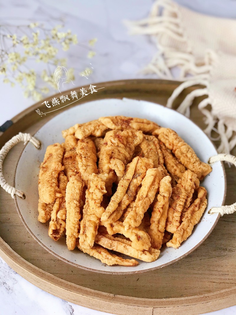 比小酥肉吃着还过瘾的椒盐杏鲍菇的做法