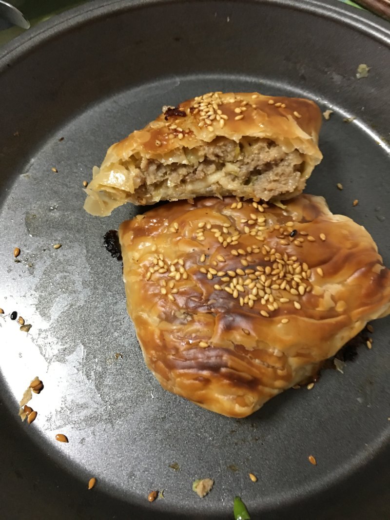 肉饼手抓饼版的做法