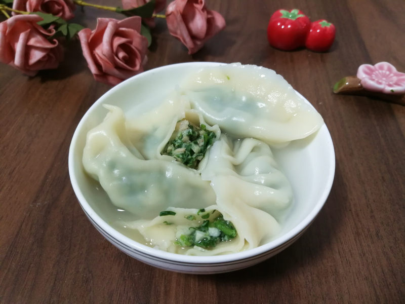 【春日美味】荠菜鲜肉水饺的做法