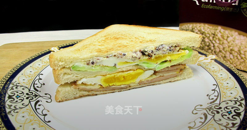 秘制菜谱分享，藜麦三明治的制作方法