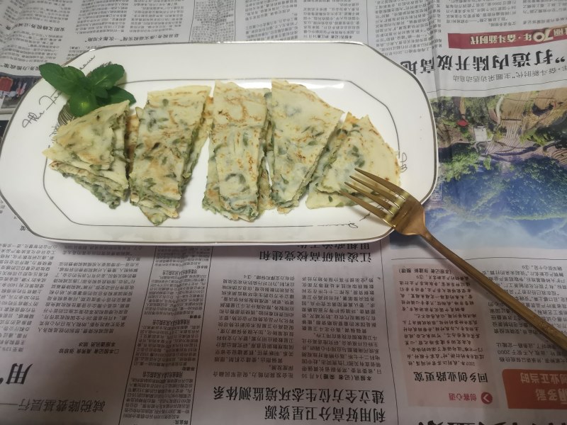 槐花饼的做法