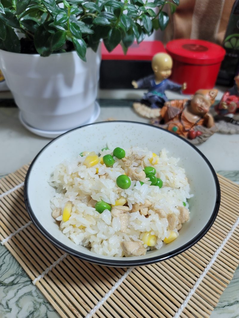 鸡胸肉焖饭的做法