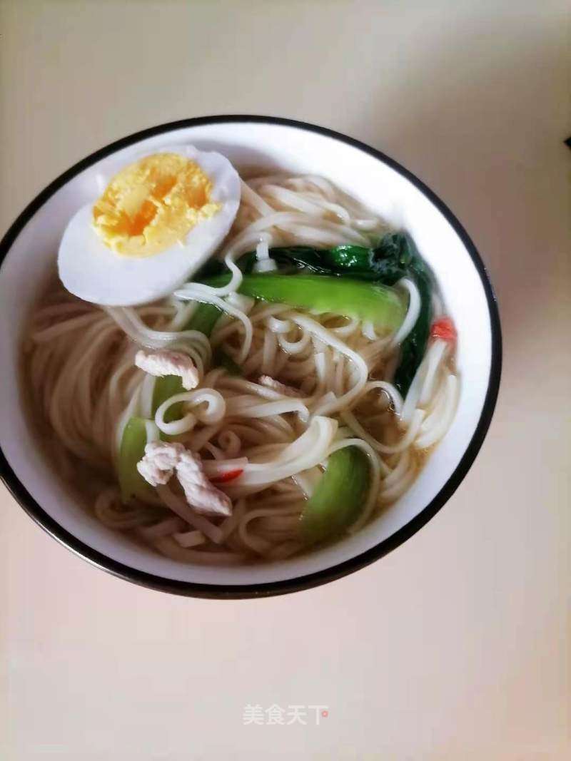 青菜肉絲麵