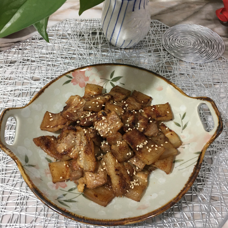 香煎五花肉的做法