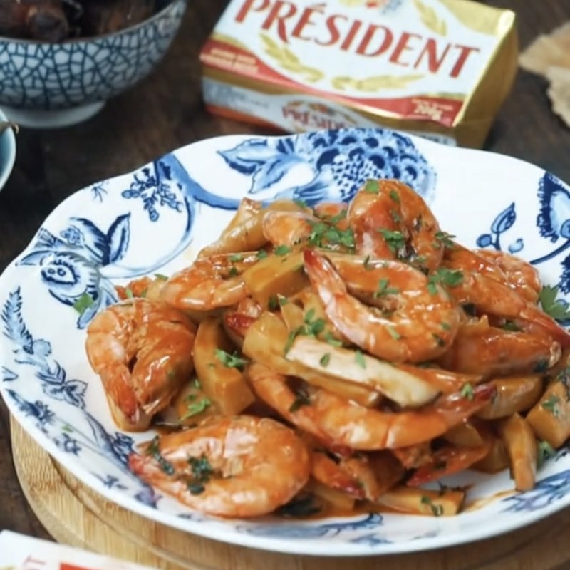 黄油怎么吃？奶香豉油虾食谱分享~的做法