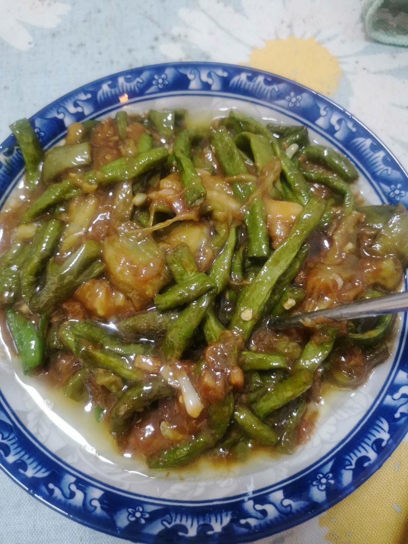 飘香茄子豆角的做法