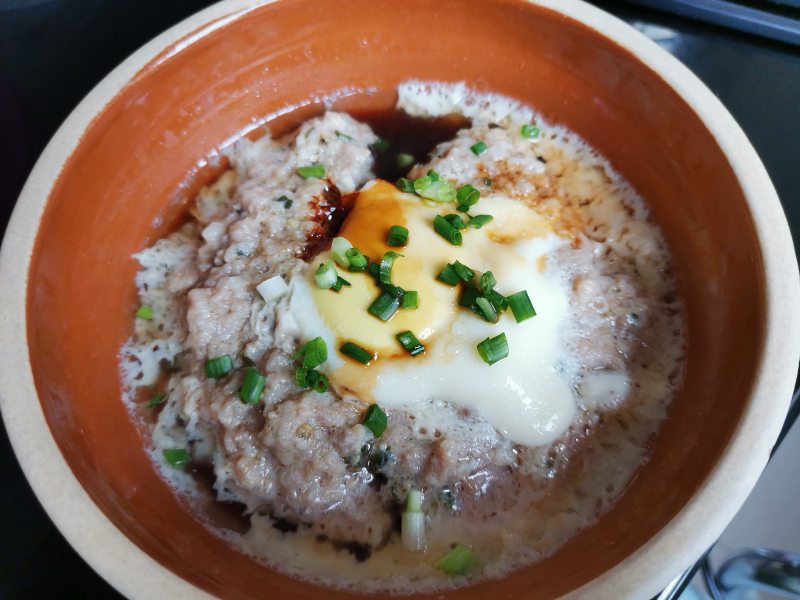 鸡蛋肉饼羹的做法