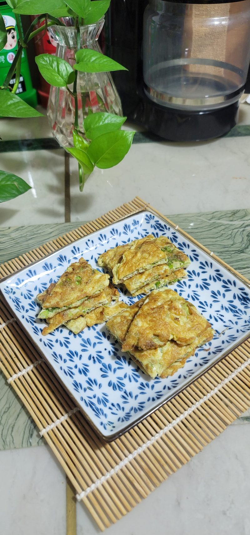 生菜鸡蛋饼的做法