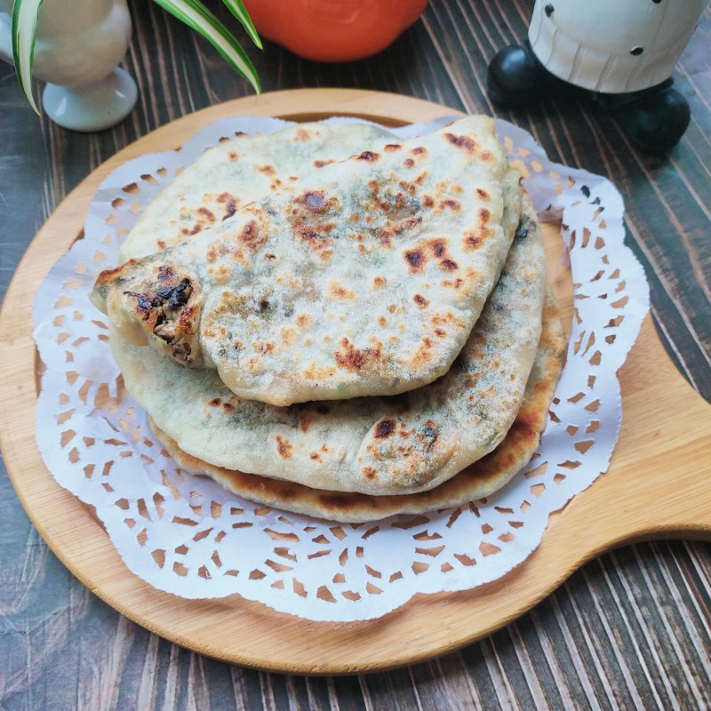 烫面梅干菜肉饼的做法