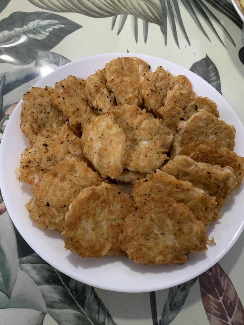 鲜虾饼的做法