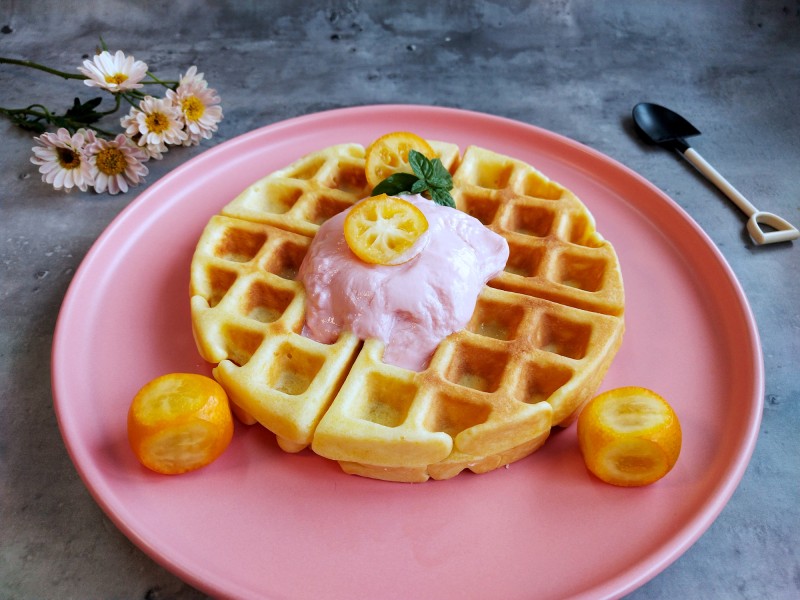 橙香华夫饼的做法