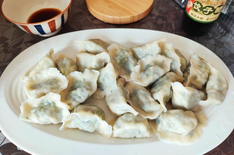 小白菜素水饺的做法