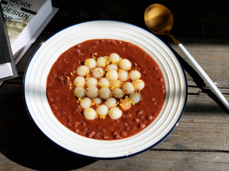 红豆沙糯米丸子汤的做法