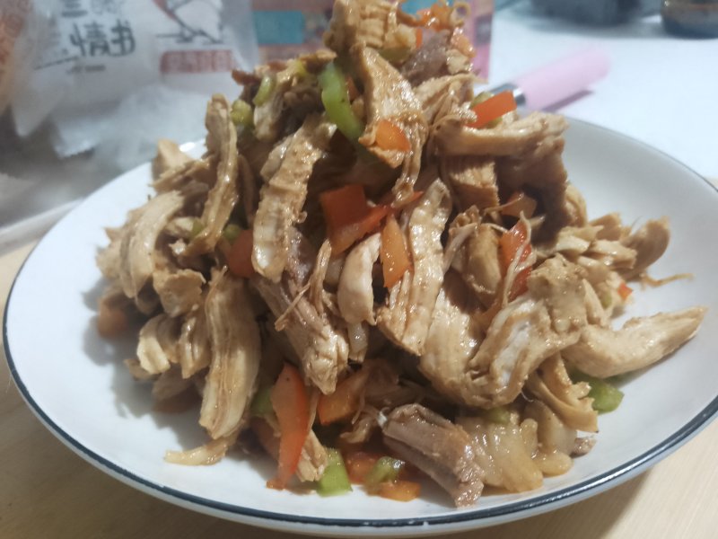 凉拌鸡胸肉的做法