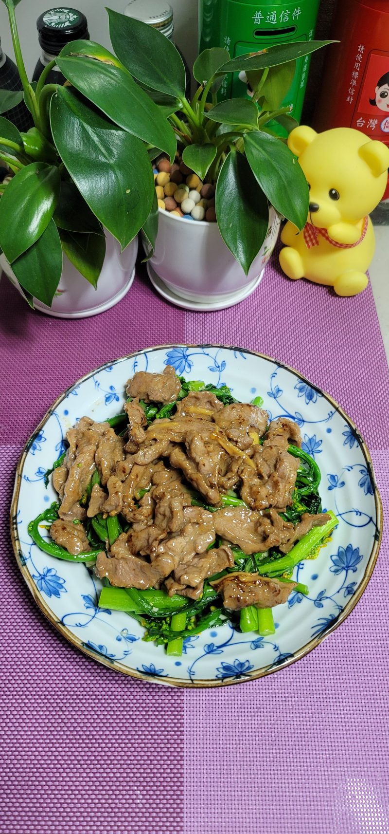 牛肉炒菜心的做法