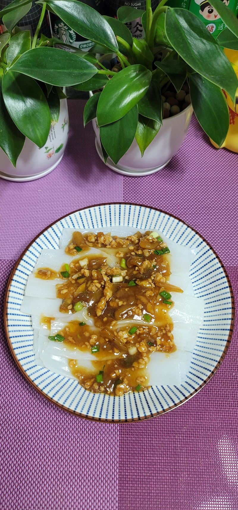 肉末榨菜蒸陈村粉的做法