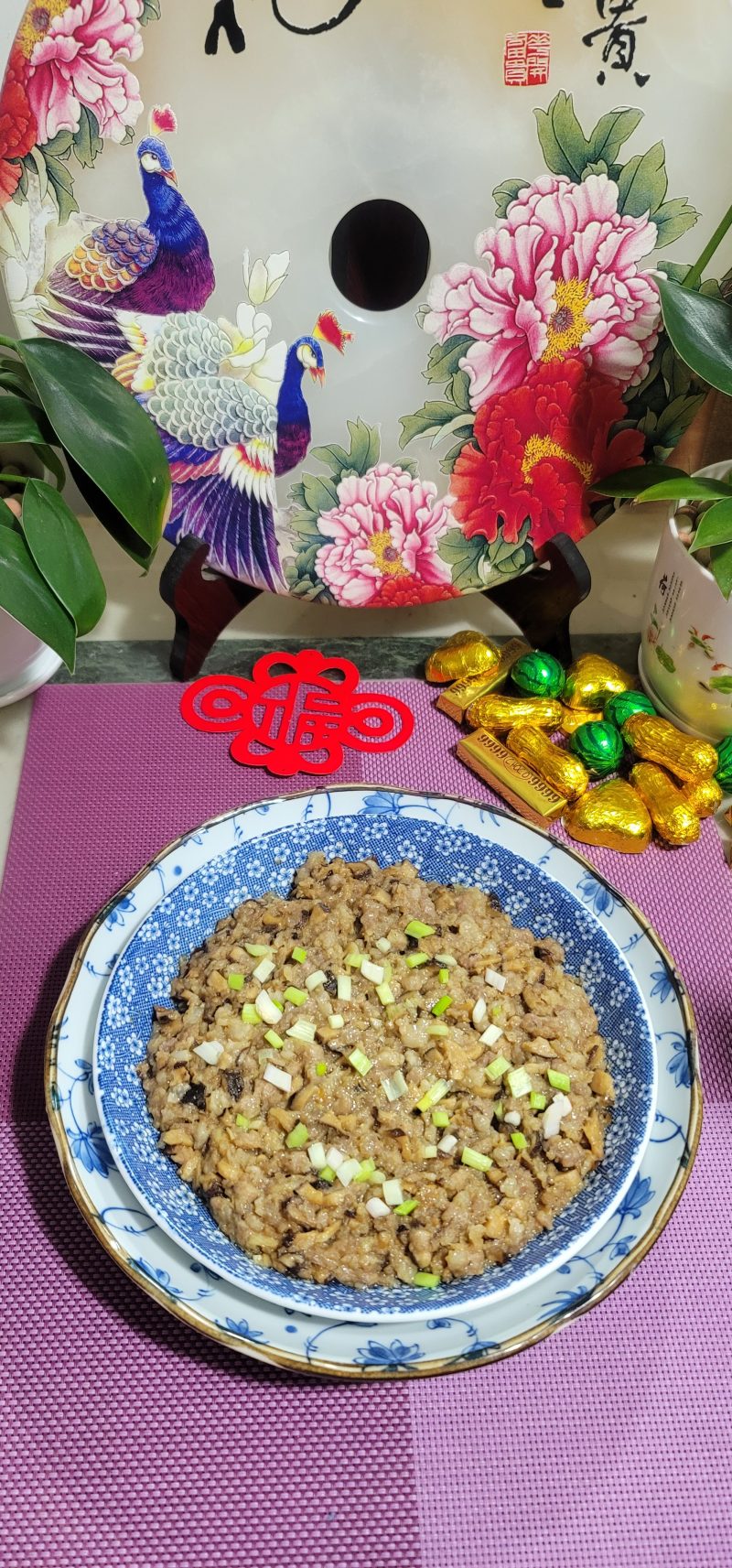 蒸香菇肉饼的做法