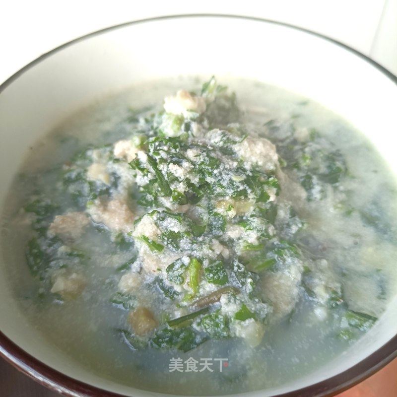 传统野菜小豆沫的做法