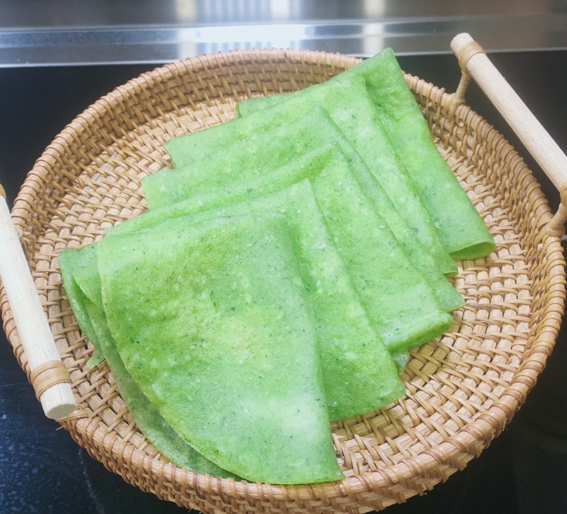 菠菜筋饼的做法