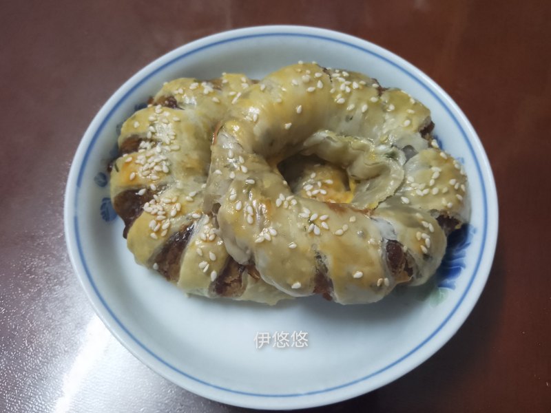 手抓饼豆沙卷的做法