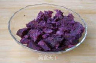 紫薯茶巾绞的做法步骤：4