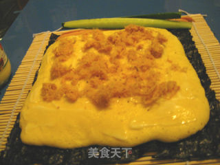 海苔蛋糕寿司卷的做法步骤：7