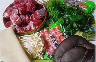 什锦羊肉火锅+2款特制调味酱的做法步骤：1