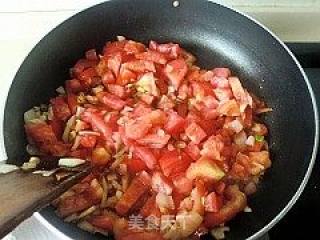 番茄洋葱打卤面的做法步骤：5