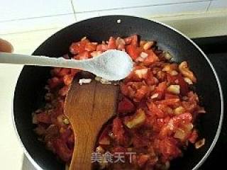 番茄洋葱打卤面的做法步骤：6
