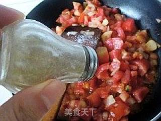 番茄洋葱打卤面的做法步骤：7