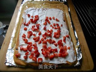 蔓越莓蛋糕卷的做法步骤：11