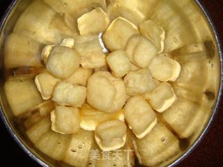 豆腐泡煮方便面的做法步骤：2